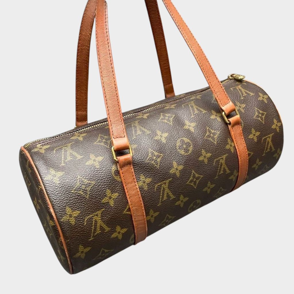 Louis Vuitton Monogram Papillon GM Handbag Mini Bag Mini Boston Serial No. 0933