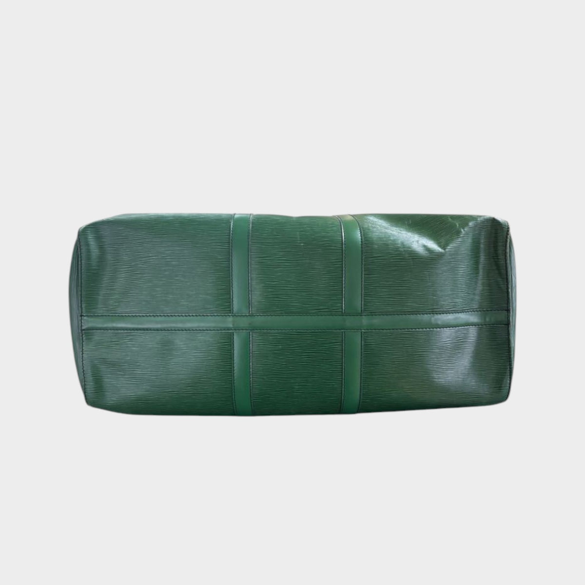 Excellent condition LOUIS VUITTON Epi Keepall 50 Green Boston Tasche