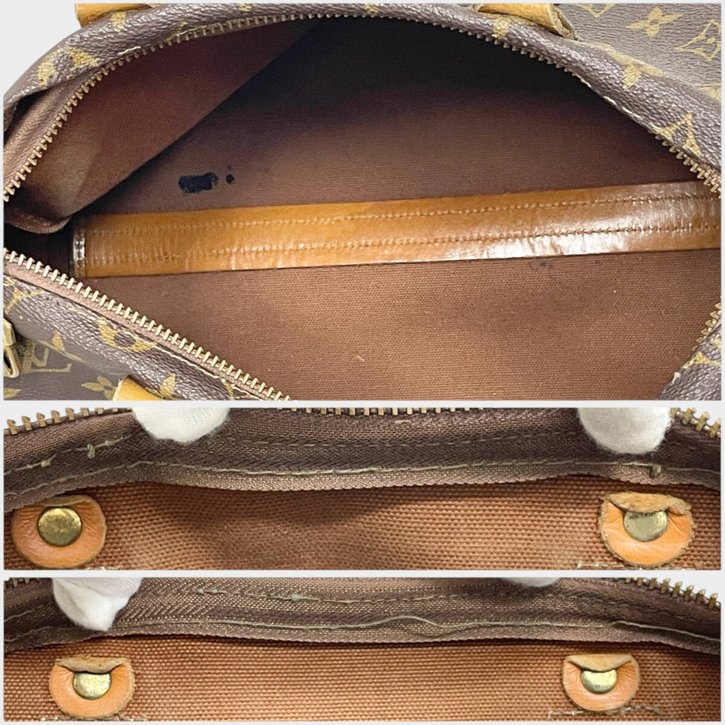 Louis Vuitton Monogram Speedy 30 French Tasche
