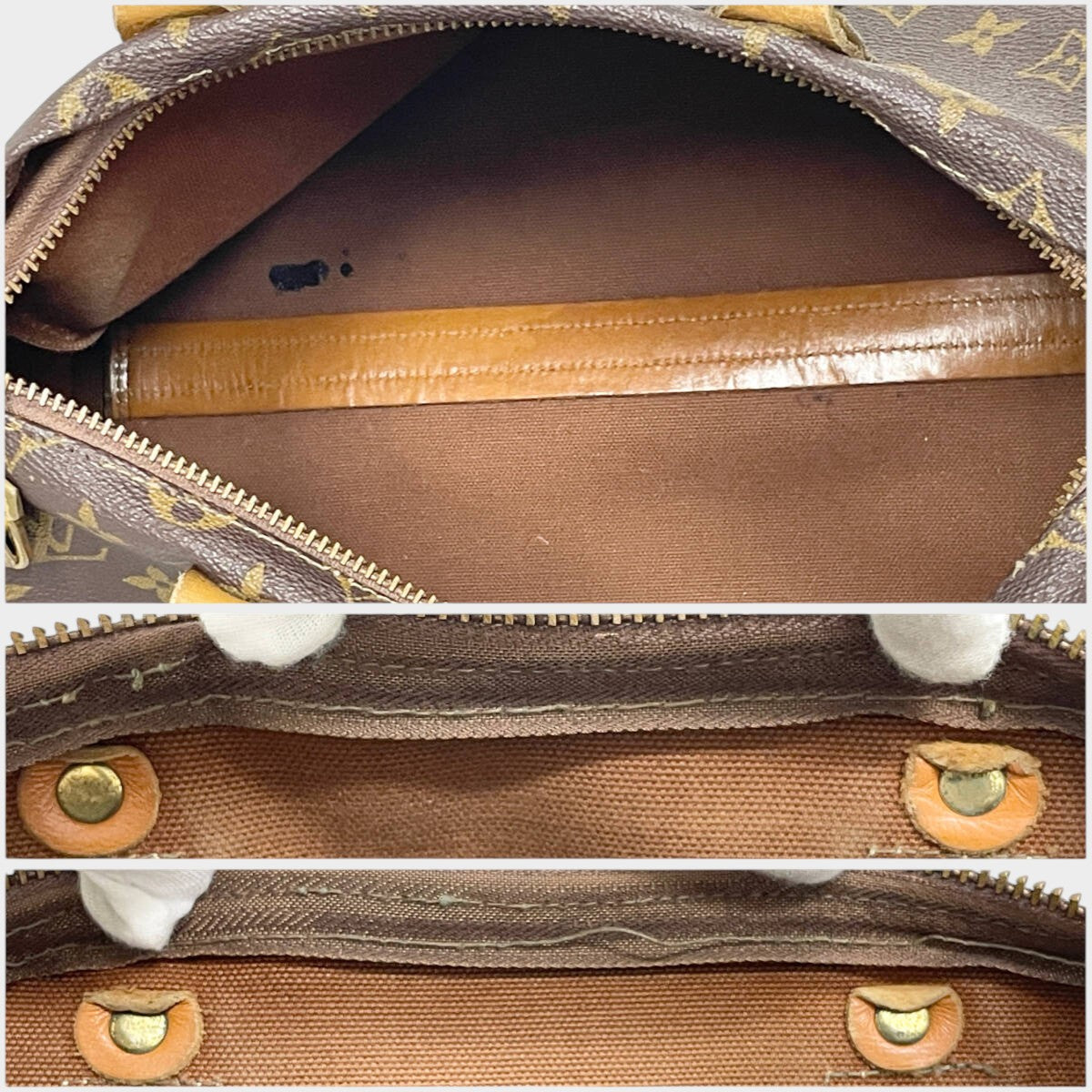 Louis Vuitton Monogram Speedy 30 French Tasche
