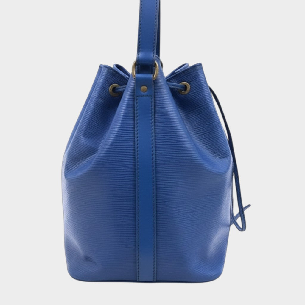 Louis Vuitton Epi Noe M44005 Drawstring Shoulder Bag, Toledo Blue, Women's