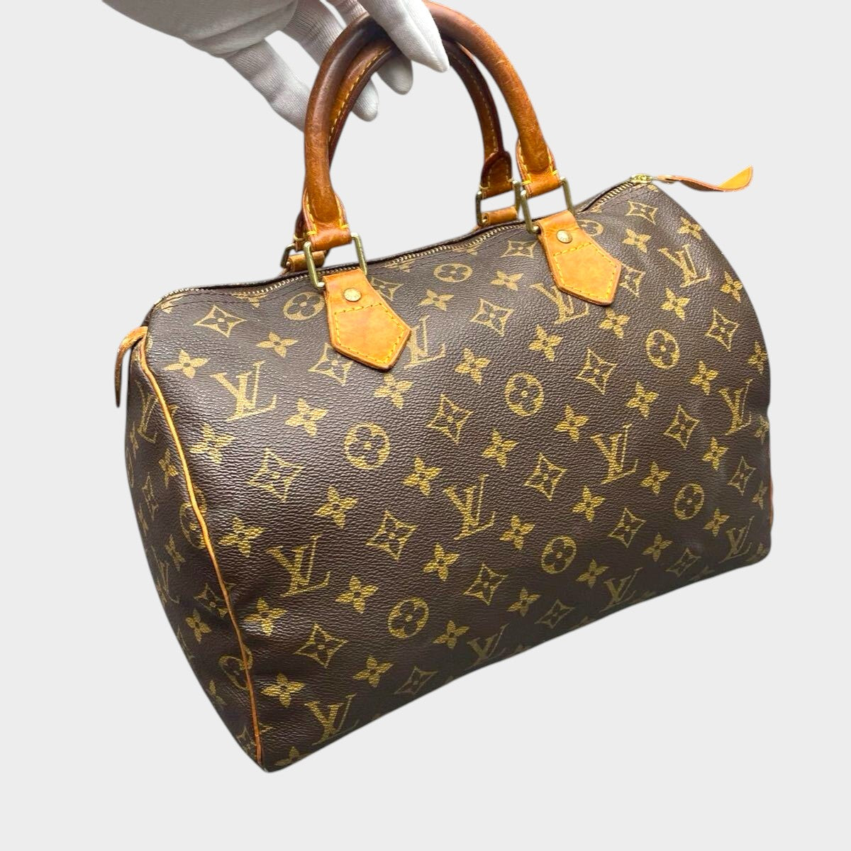 LOUIS VUITTON Monogram Speedy 30 M41526 Handbag Serial SP0968