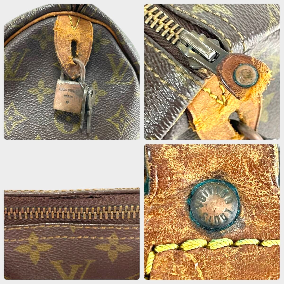 Louis Vuitton Monogram Speedy 35 Boston Bag Handbag M41524 Tasche