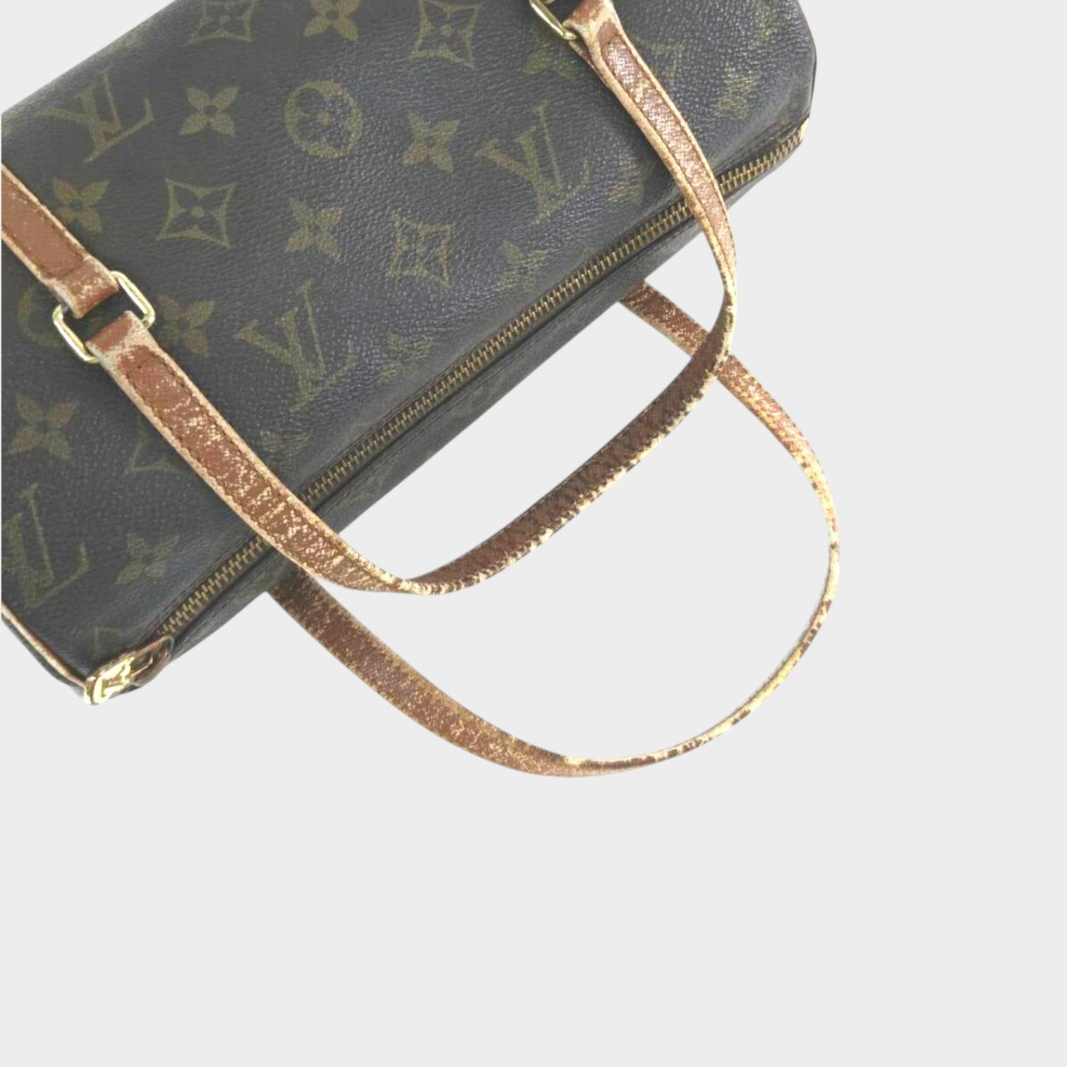 Louis Vuitton Monogram Papillon 26 Handbag M51366 Cylindrical