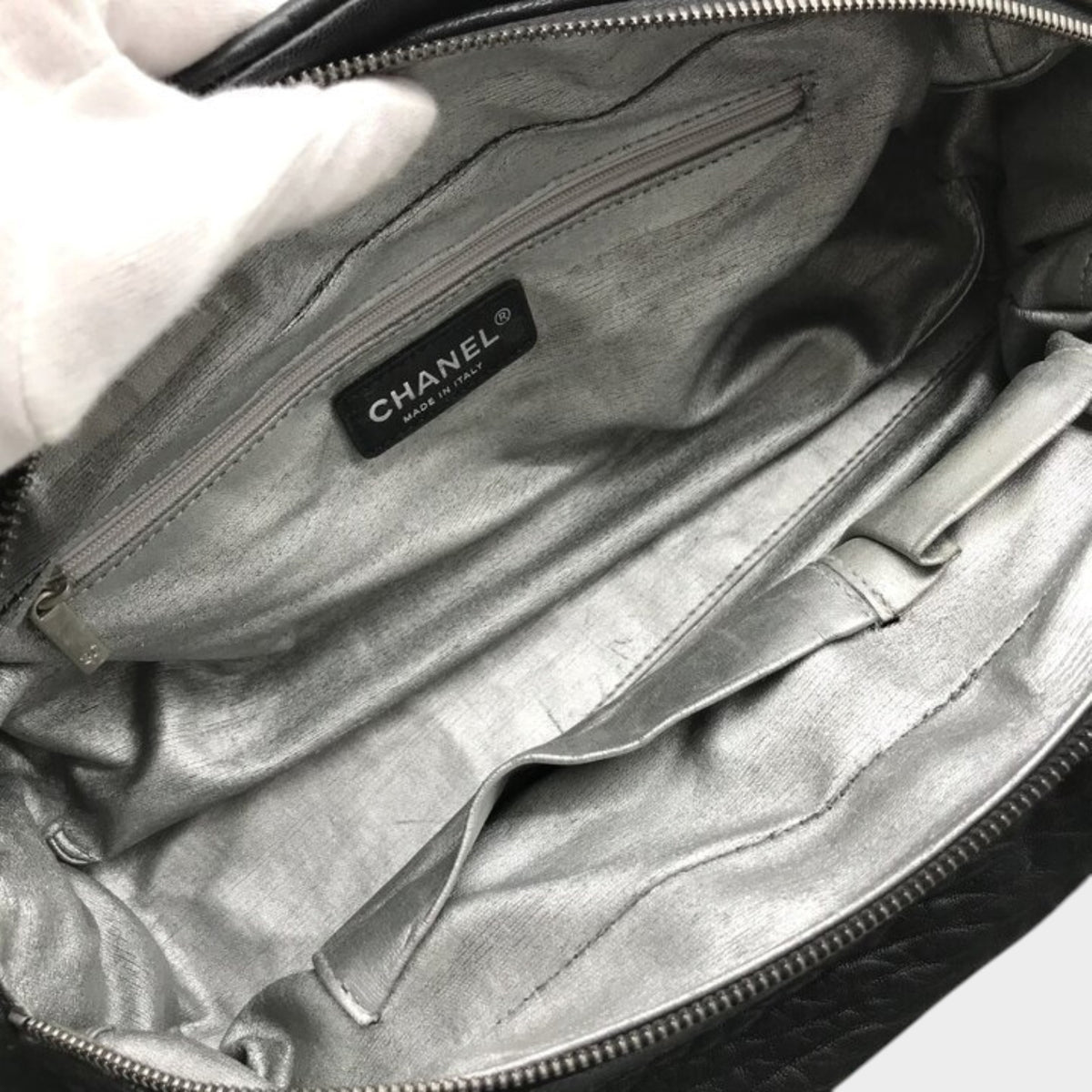 Excellent Condition CHANEL Coco Mark Matelassé Tasche
