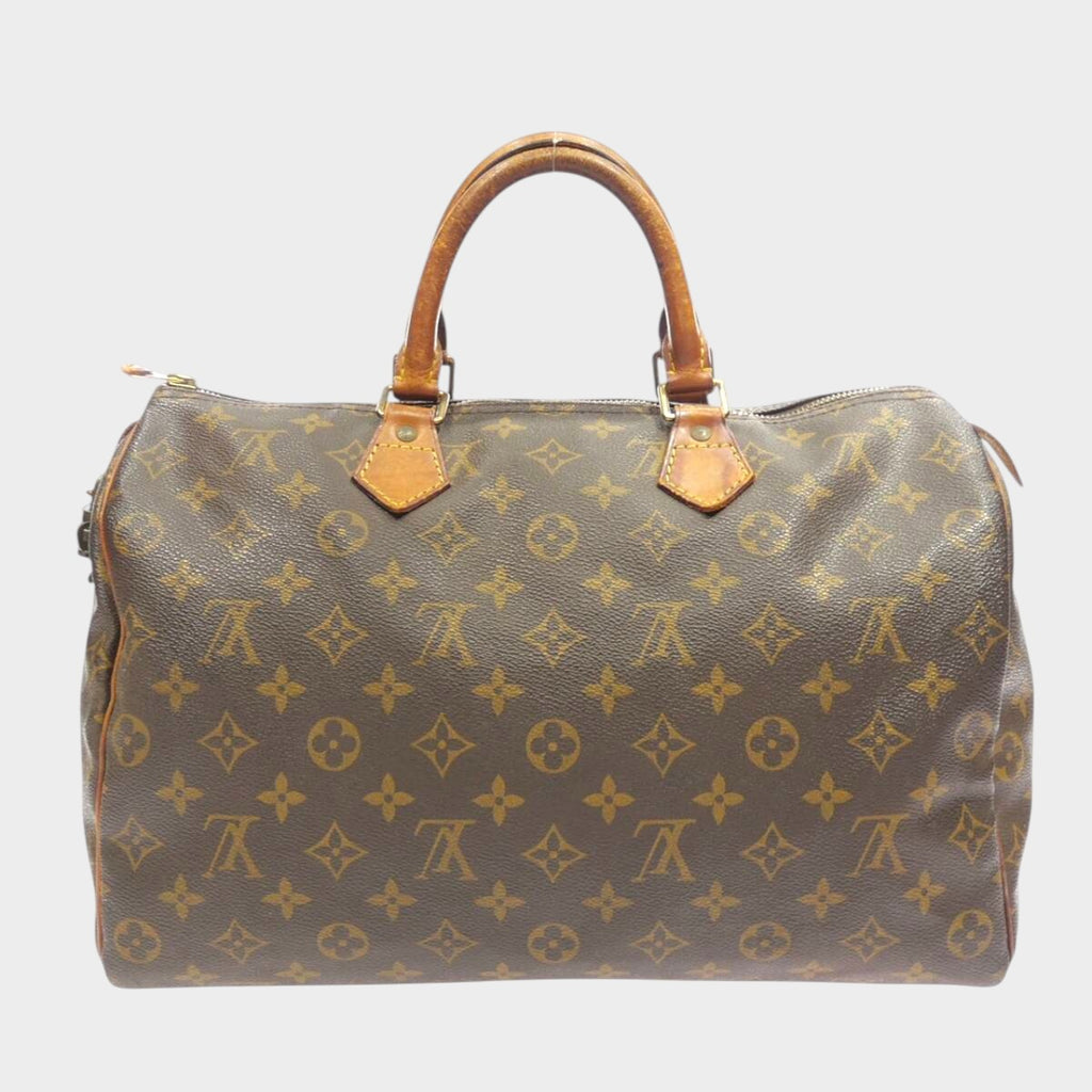 LOUIS VUITTON Speedy 35 M41524 SP1905 Monogram Boston Bag Handbag Brown Women's