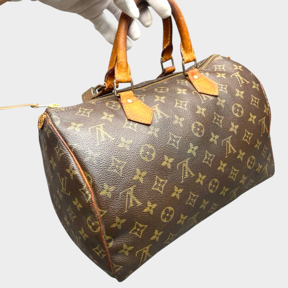 LOUIS VUITTON Monogram Speedy 30 M41526 Handbag Serial 853SA