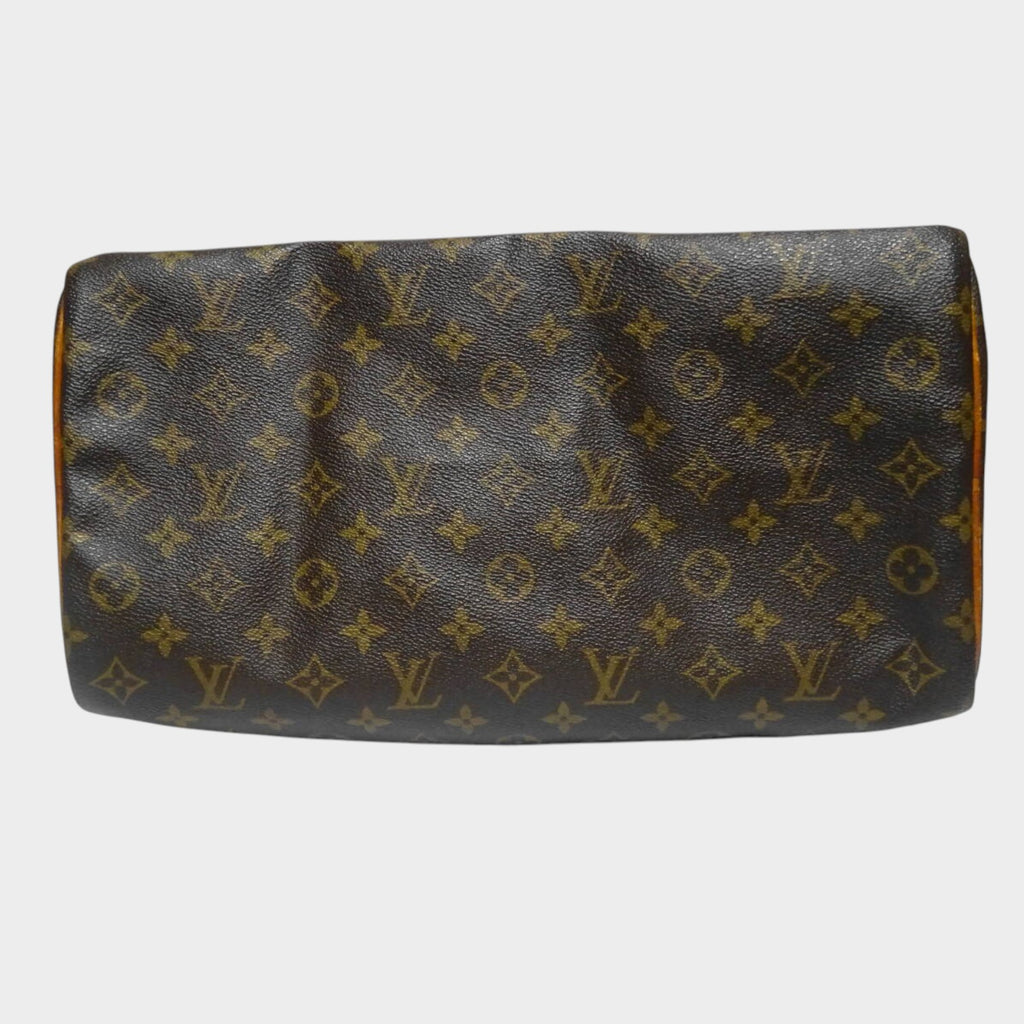 Authenticated Louis Vuitton Monogram Handbag Louis Vuitton Approx Speedy 35