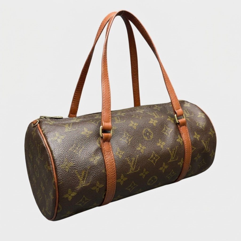 Louis Vuitton Monogram Papillon GM Pouch Set Handbag Mini Bag Mini Boston