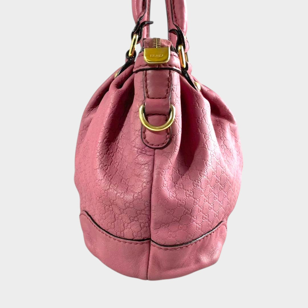 Excellent condition GUCCI Sukey Microssima pink tote Tasche