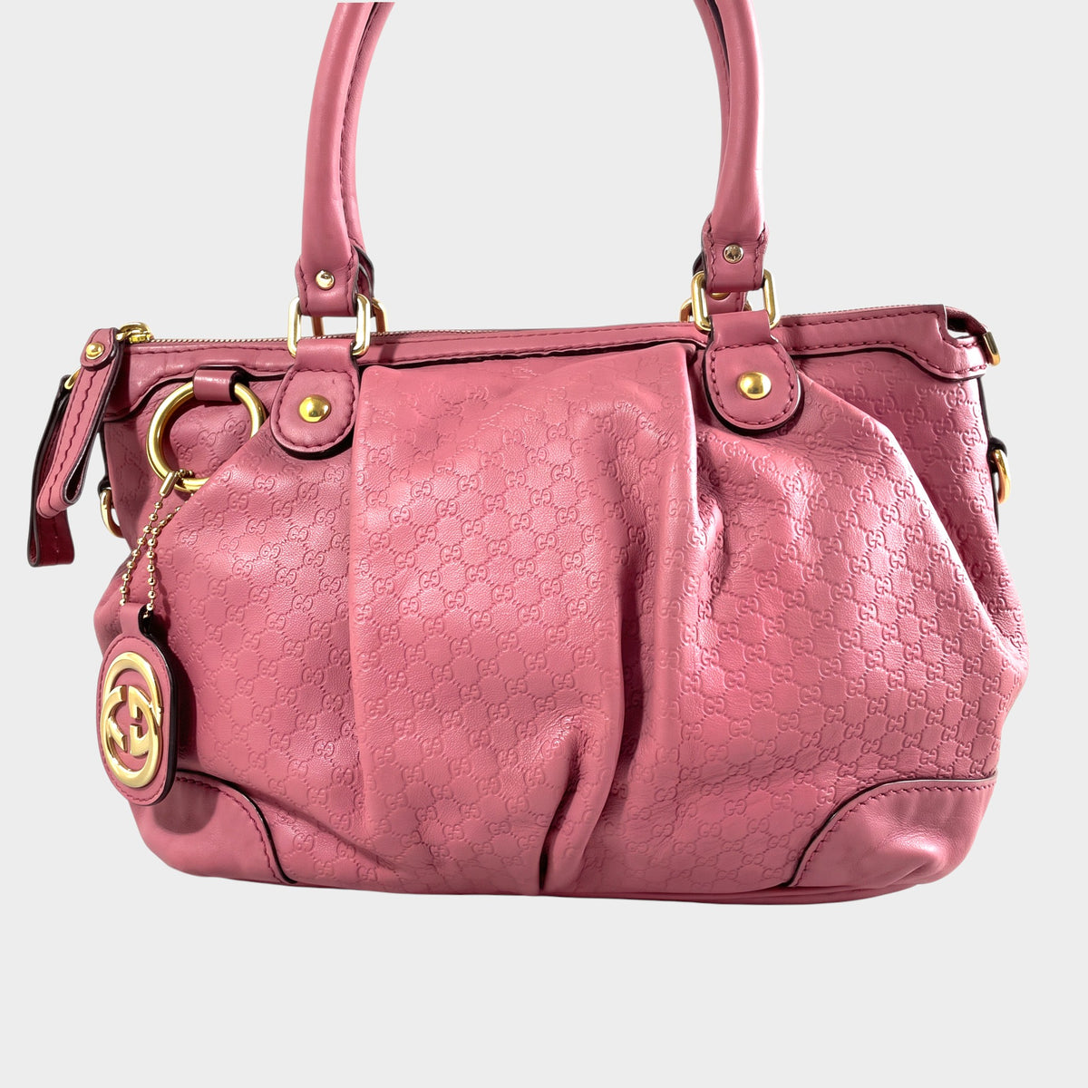 Excellent condition GUCCI Sukey Microssima pink tote Tasche