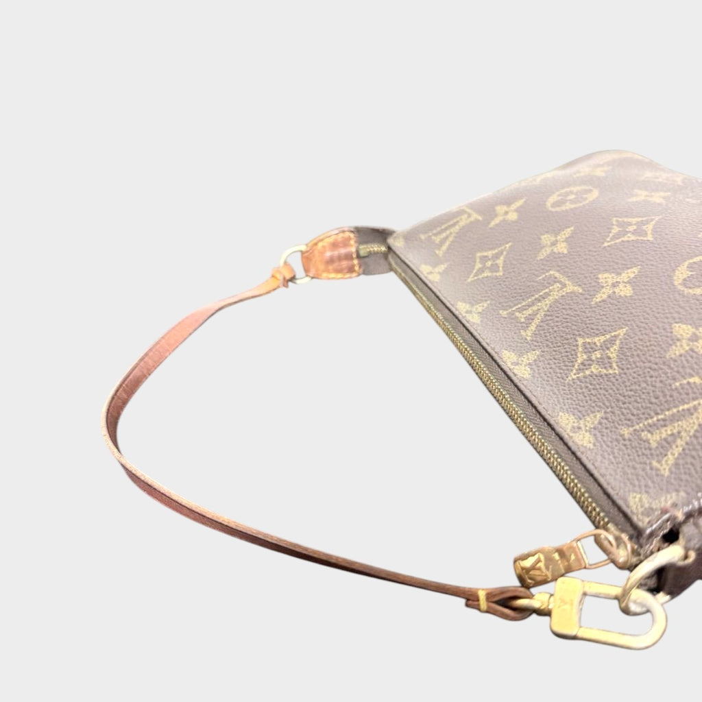 LOUIS VUITTON Monogram Pochette Accessoires Accessory Pouch M51980 Handbag Brown