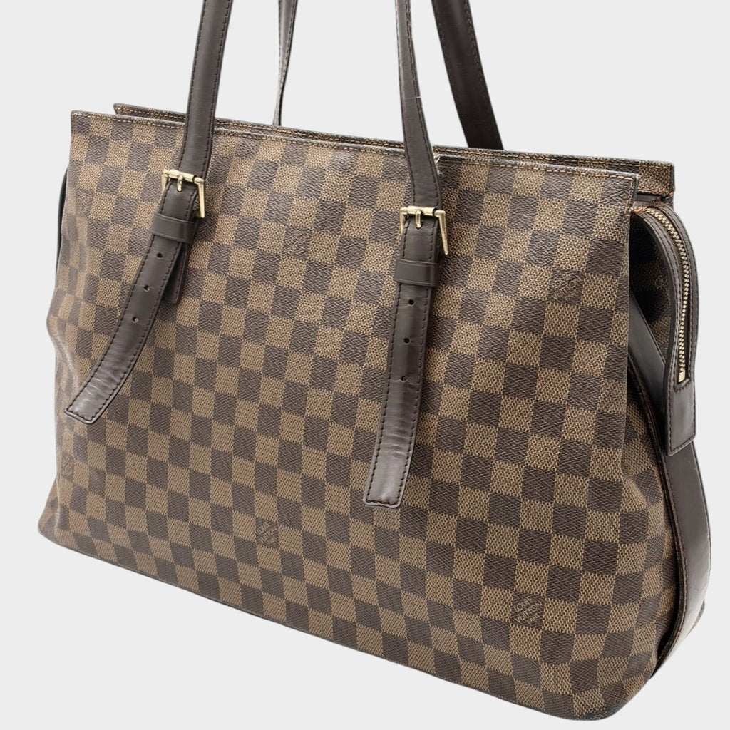 Louis Vuitton Tote Bag Shoulder Bag Damier Ebene Chelsea Tasche