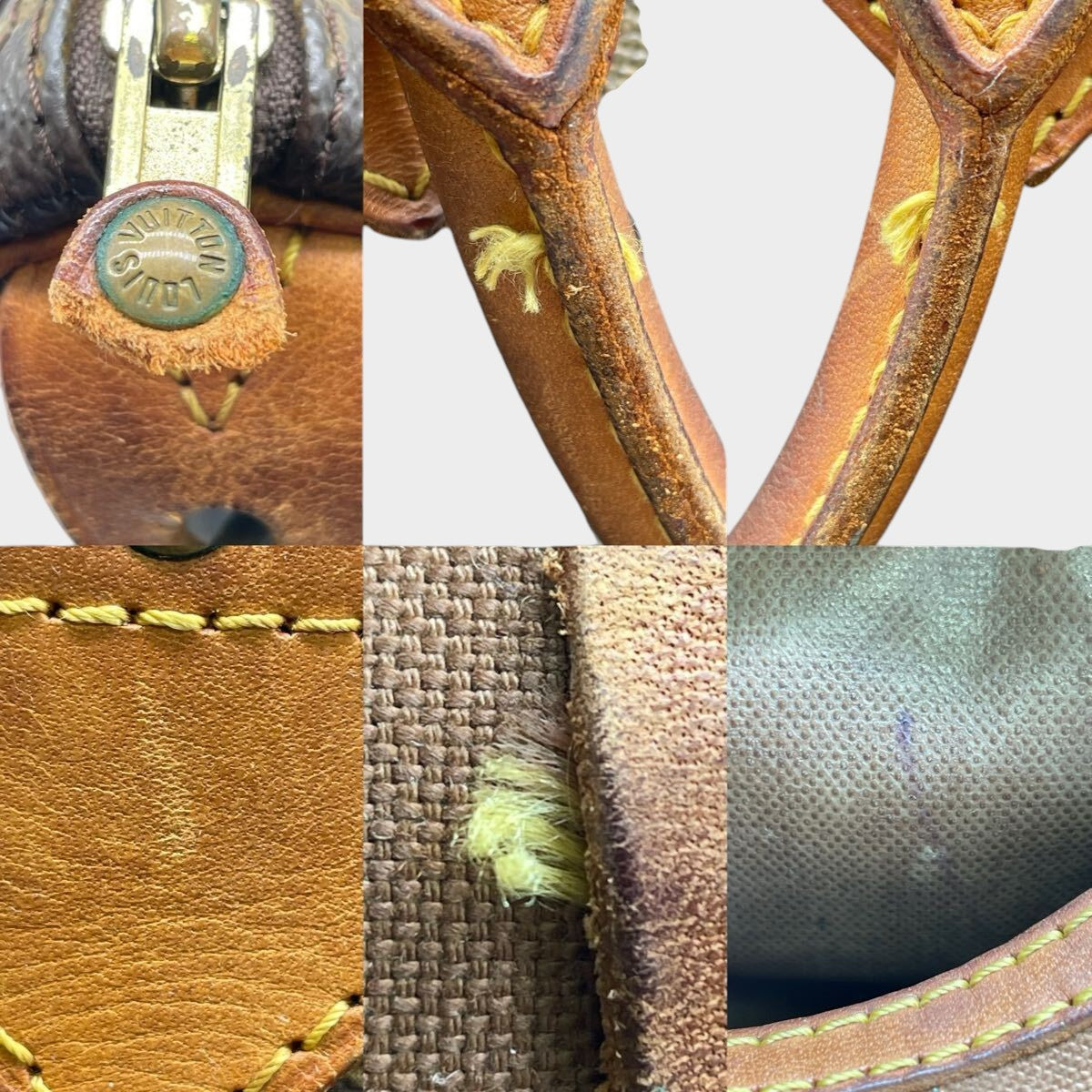 LOUIS VUITTON / VI 0963 Louis Vuitton Monogram Speedy 30 Boston Bag Handbag Brown