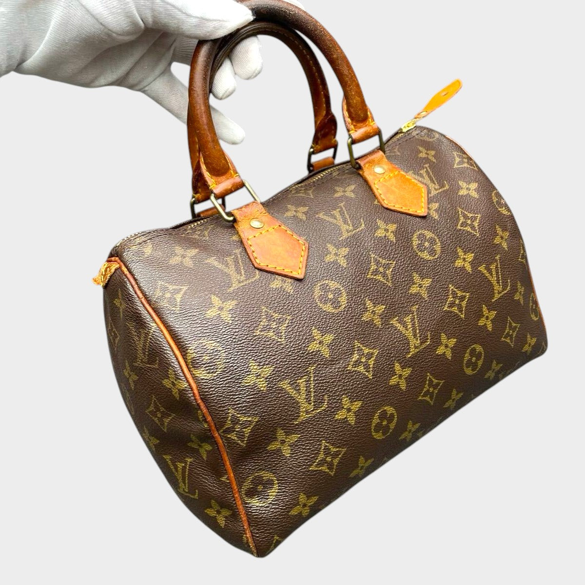 LOUIS VUITTON Monogram Speedy 25 M41528 Handbag Shoulder Bag Tasche