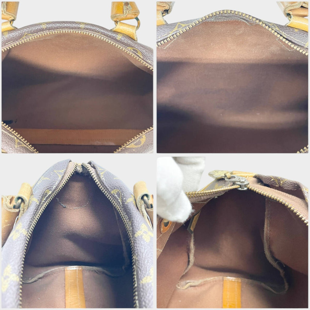 Louis Vuitton Monogram Speedy 30 French Tasche