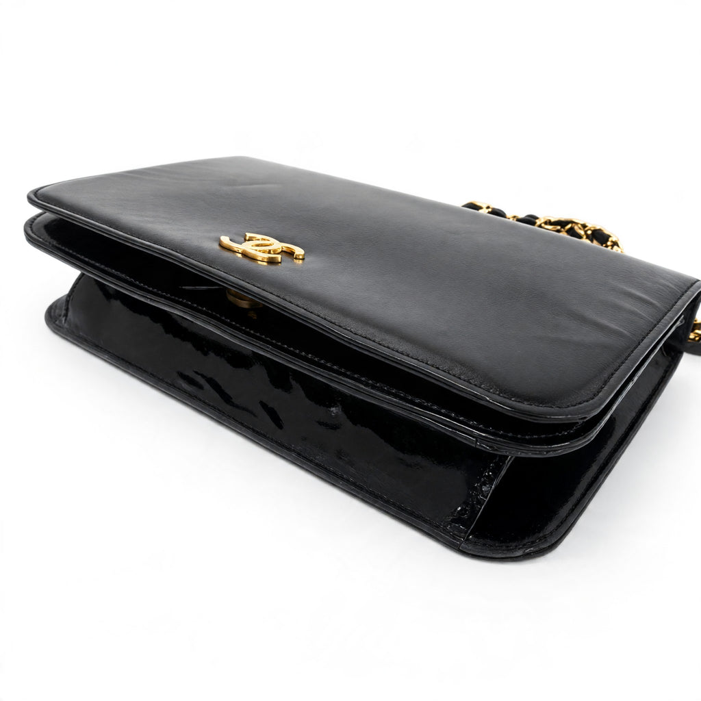 Chanel Coco Mark Leather Gold Hardware One Shoulder Bag Tasche