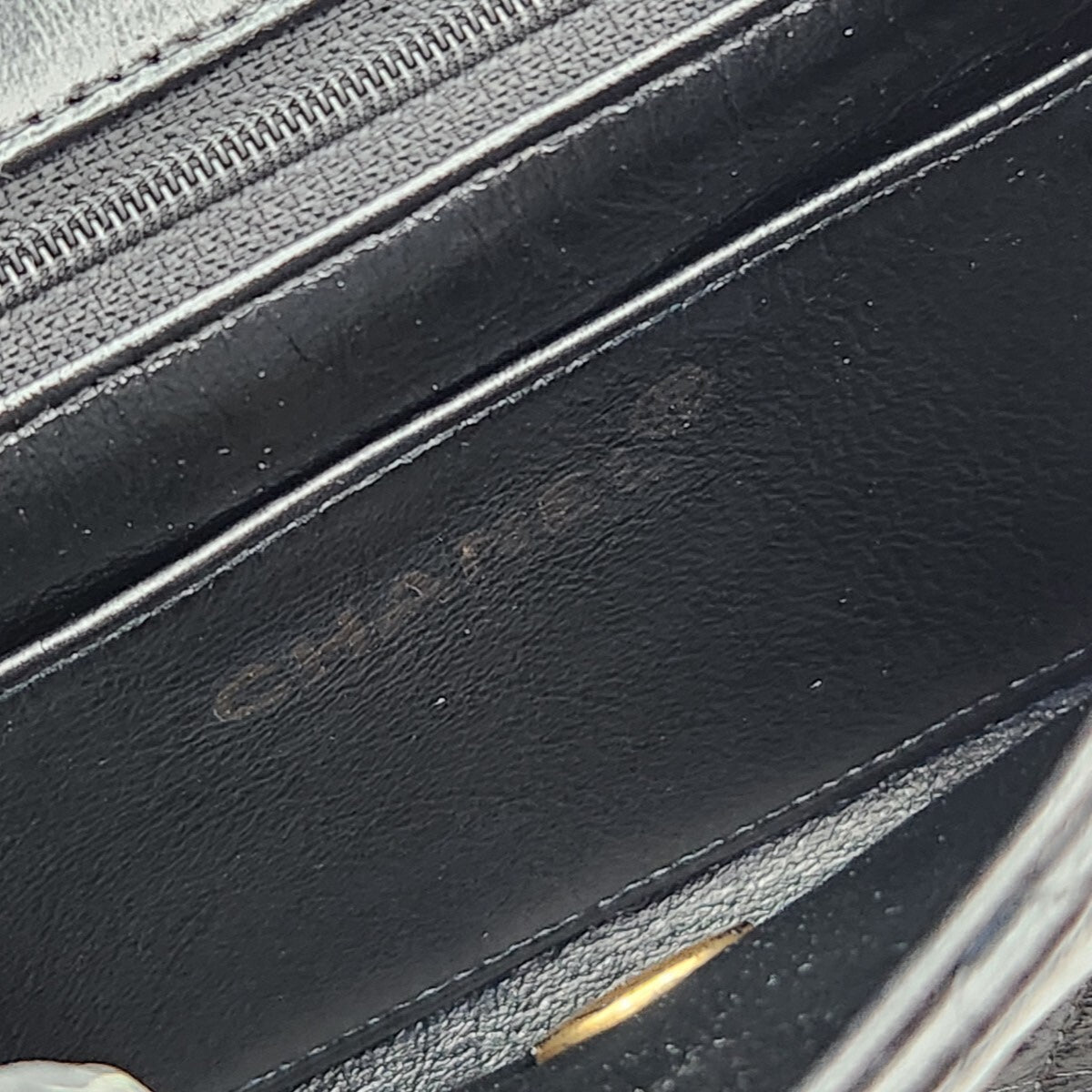 CHANEL Mini Matelassé Lambskin Turnlock Coco Mark Black with Seal, Serial Number 5