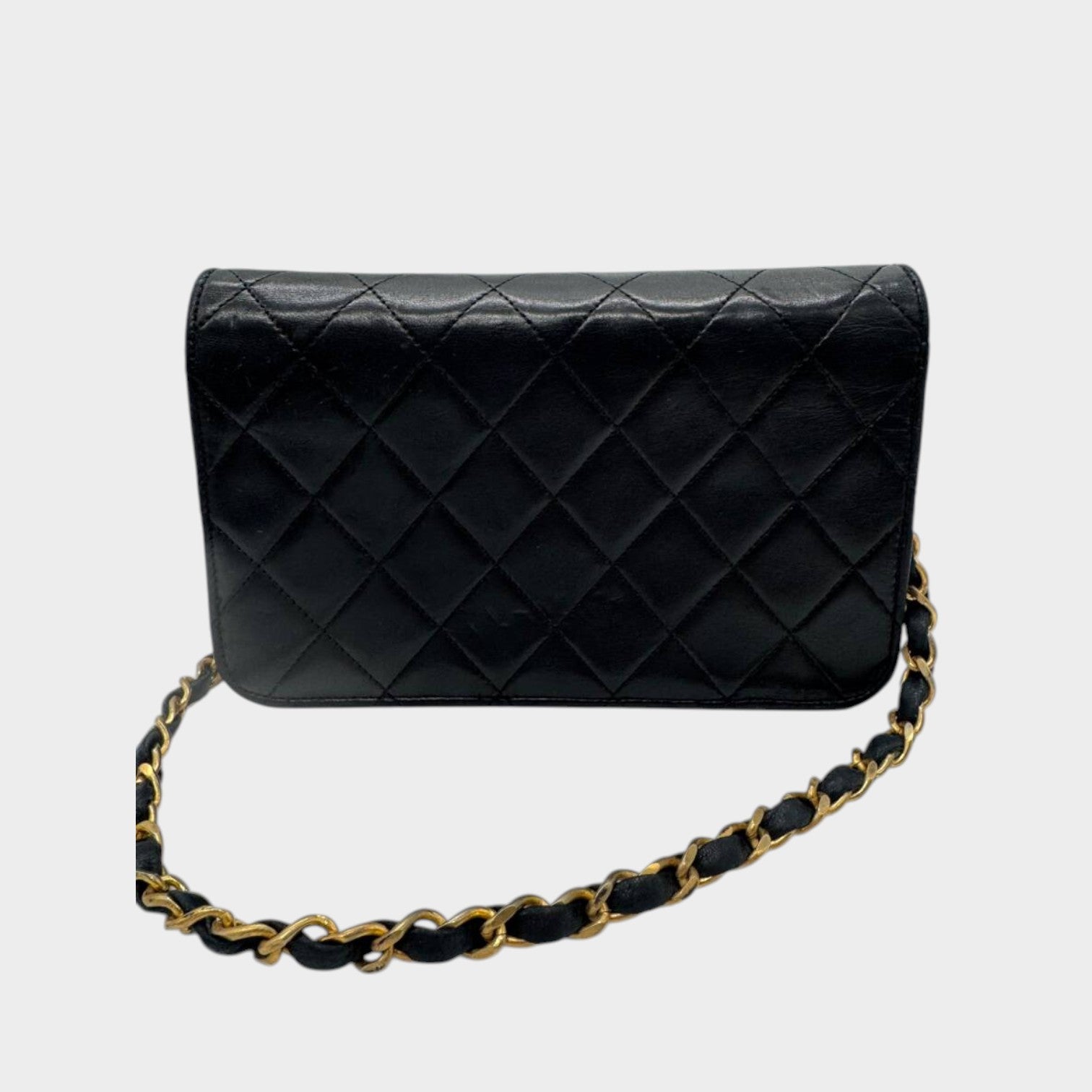 CHANEL Matelassé Coco Mark Push-Lock Chain Shoulder Bag