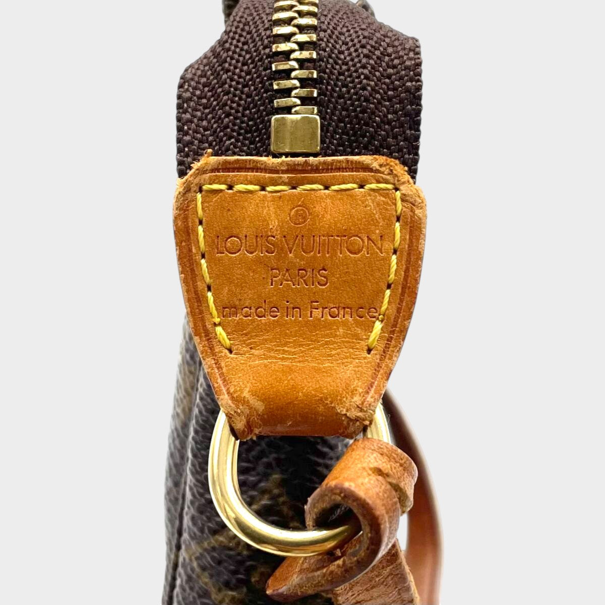 Excellent Condition LOUIS VUITTON Monogram Pochette Accessoires Accessory Pouch Handbag M51980 VI0031