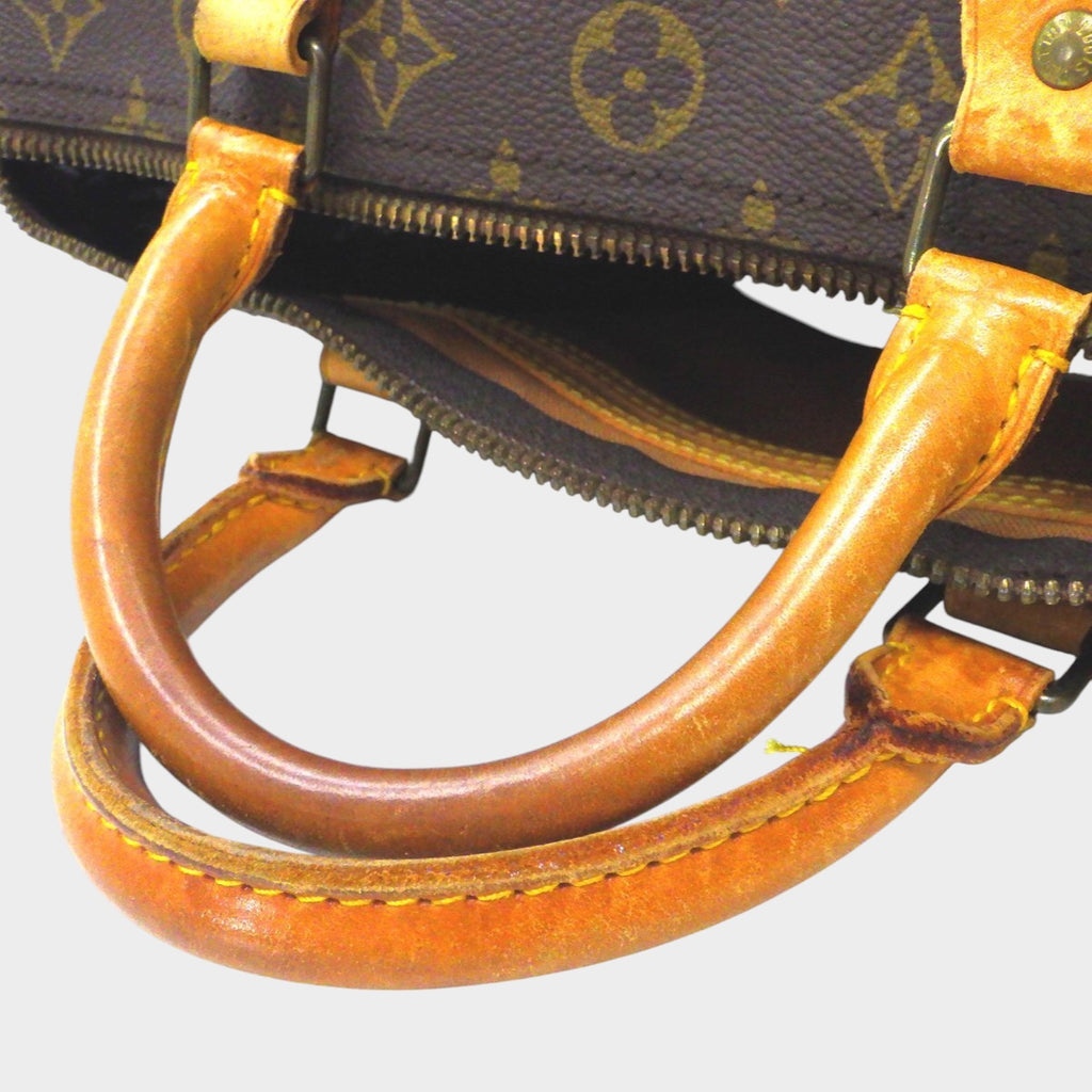 Louis Vuitton Speedy 30 M41526 852SA Handbag Boston Bag, Zipper not working