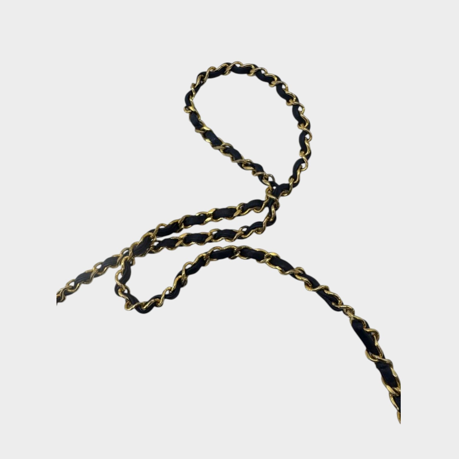 CHANEL Matelassé Coco Mark Push-Lock Chain Bag, Navy tasche