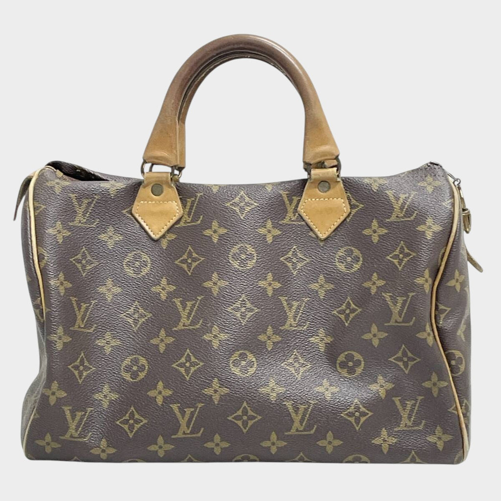 Louis Vuitton Monogram Speedy 30 French Tasche