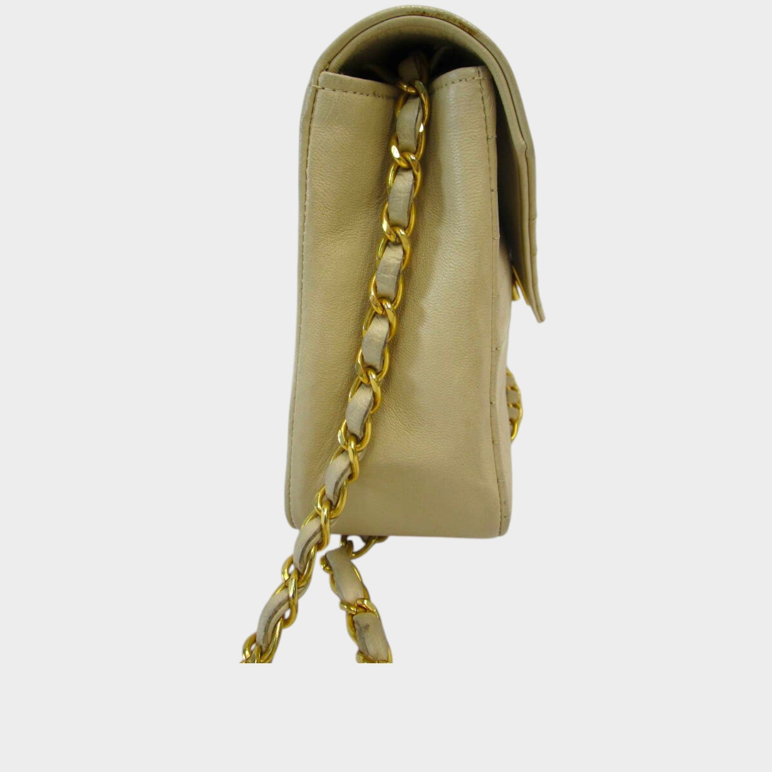 CHANEL Chanel Women's Shoulder Bag Beige Old Vintage