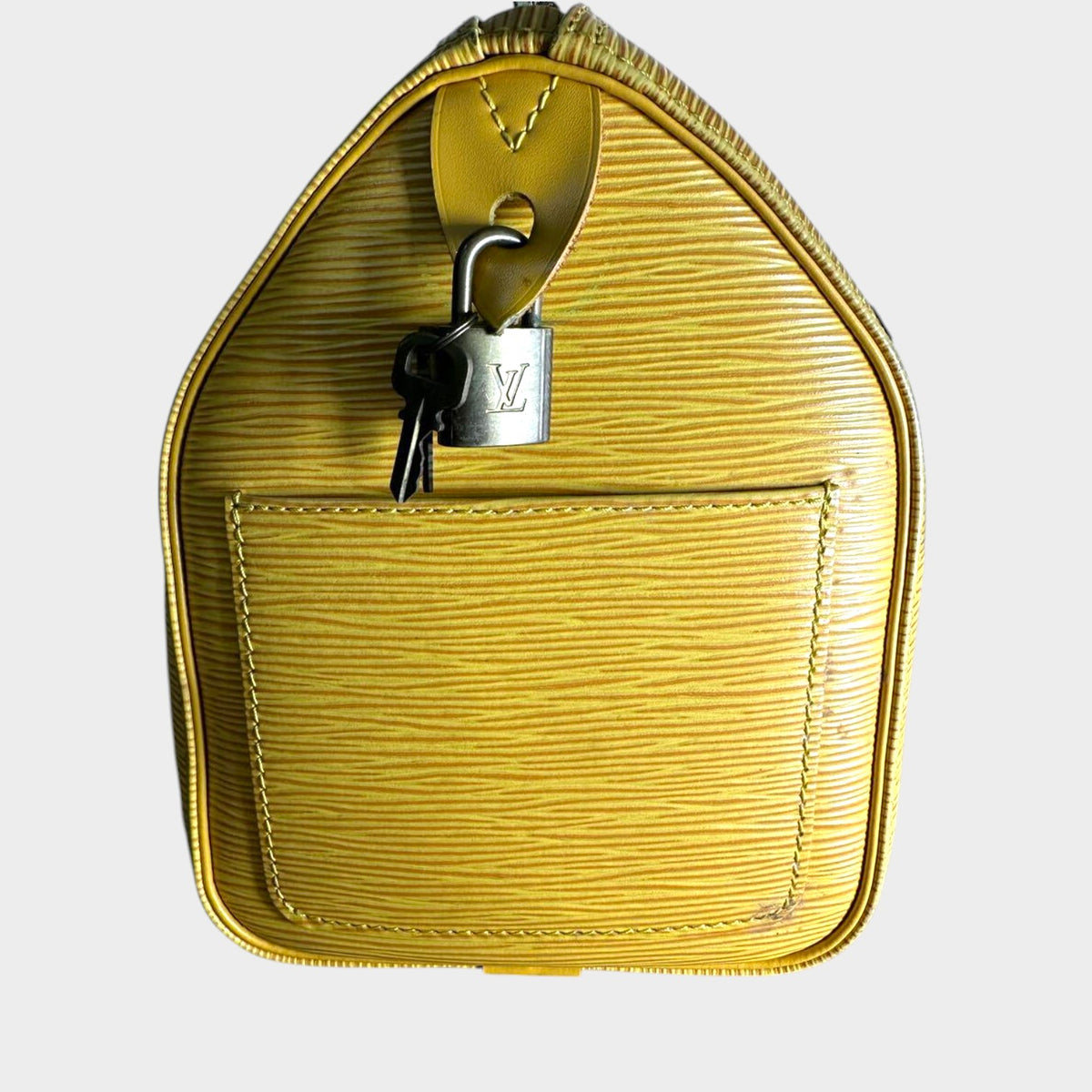 LOUIS VUITTON Epi Speedy 25 Tassili Yellow Handbag Vintage Tasche
