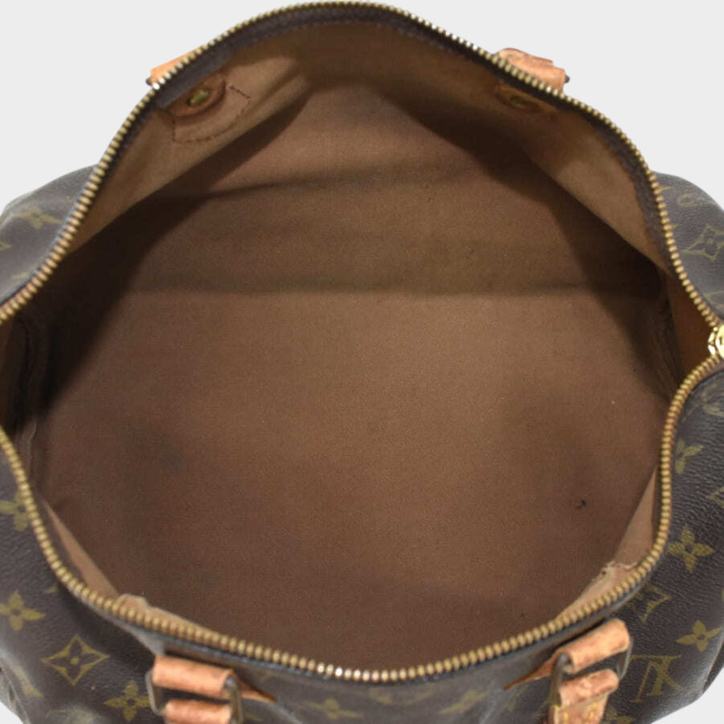 Louis Vuitton Handbag Speedy 35 M41524 Monogram Canvas Leather Tasche