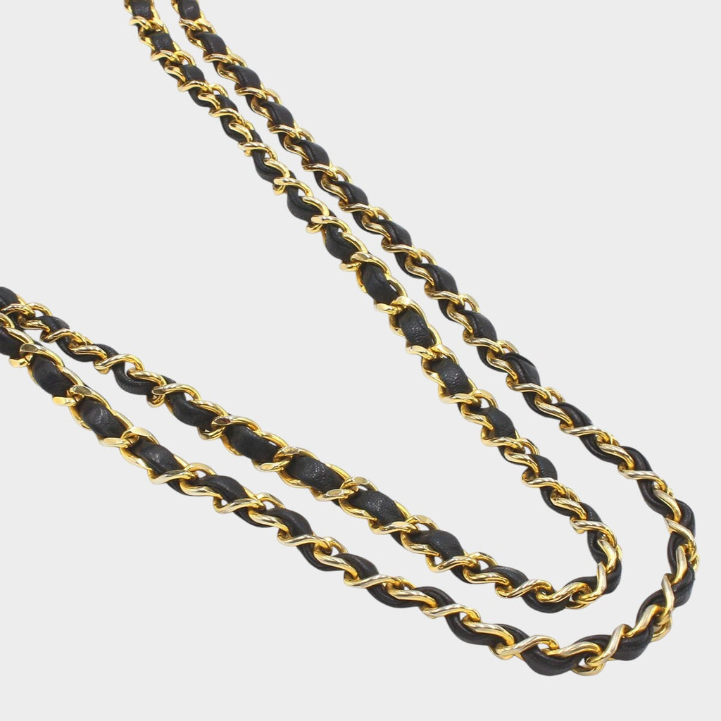 Chanel Matelassé Chain Shoulder Bag, Coco Mark, Barrel Shape, Tasche