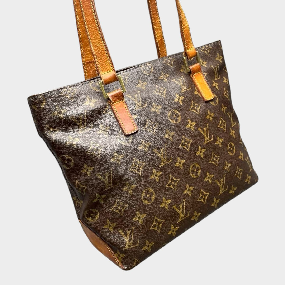 LOUIS VUITTON Monogram Cabas Piano Tote Bag M51148 Serial SD0092