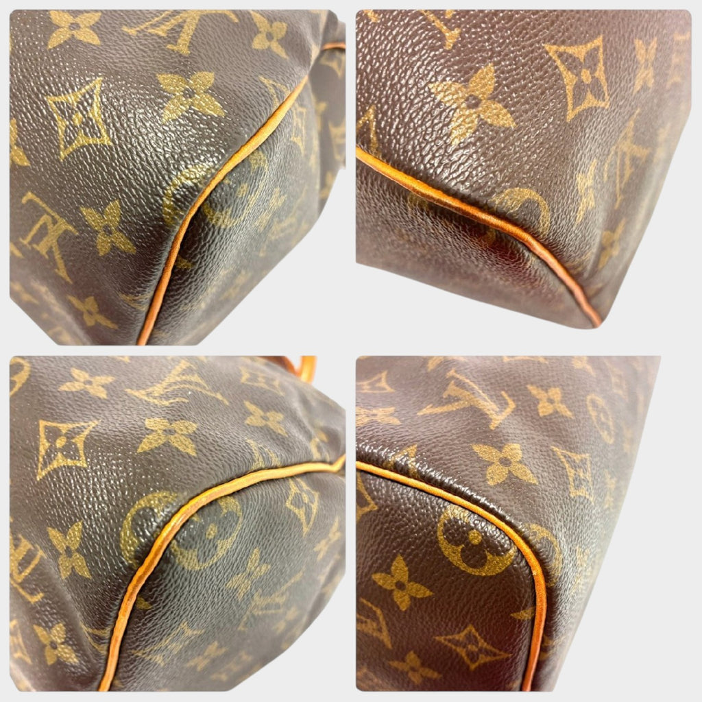 Louis Vuitton Monogram Speedy 30 M41526 Handbag Leather Mini Tasche