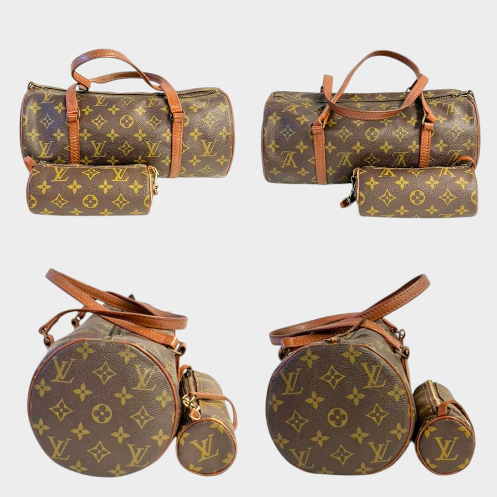 LOUIS VUITTON Monogram Papillon Handbag, Brown, No serial number, Tasche