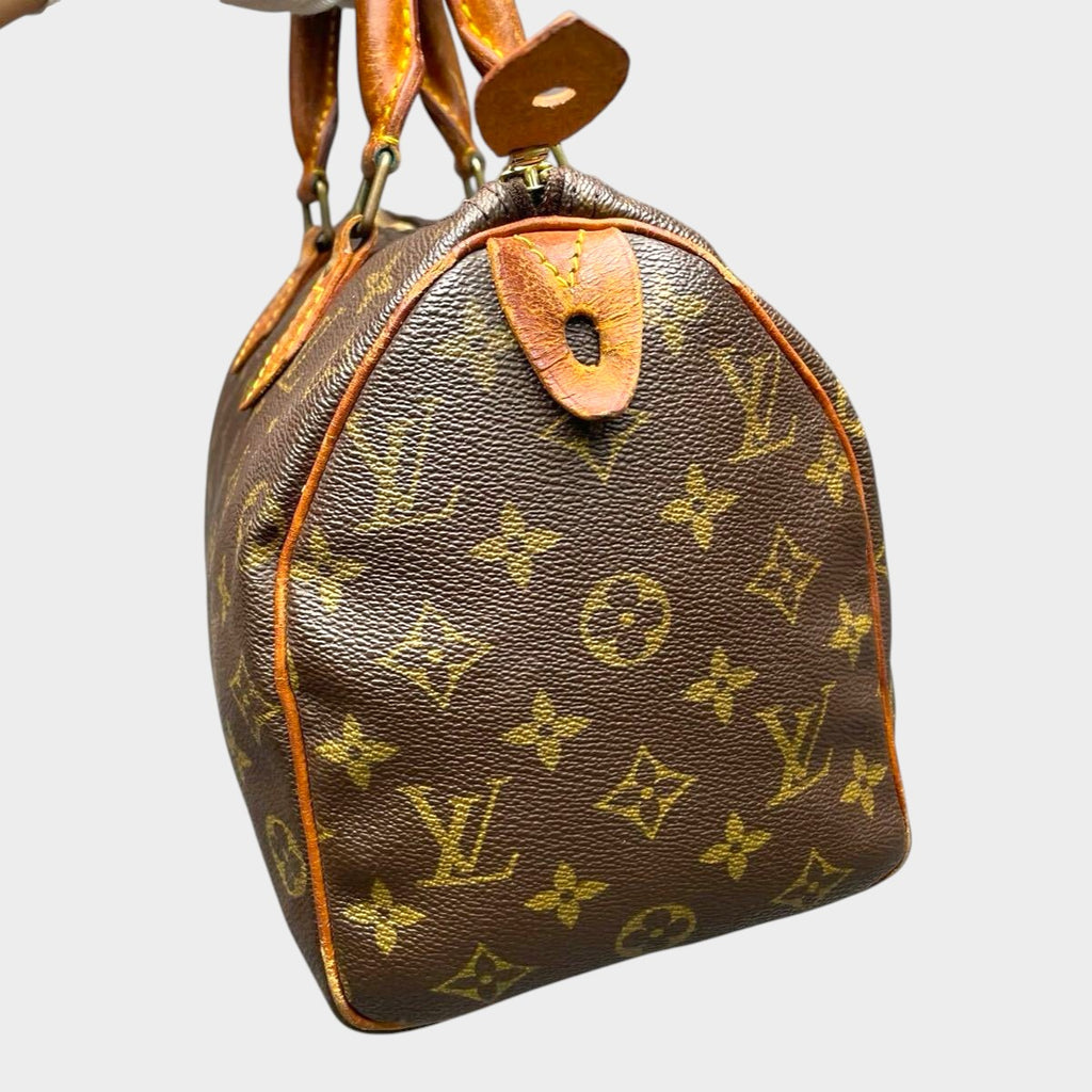 LOUIS VUITTON Monogram Speedy 25 M41528 Handbag Shoulder Bag Tasche