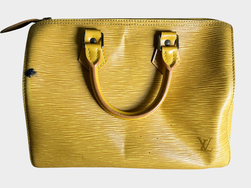 LOUIS VUITTON Epi Speedy 25 Tassili Yellow Handbag Vintage Tasche