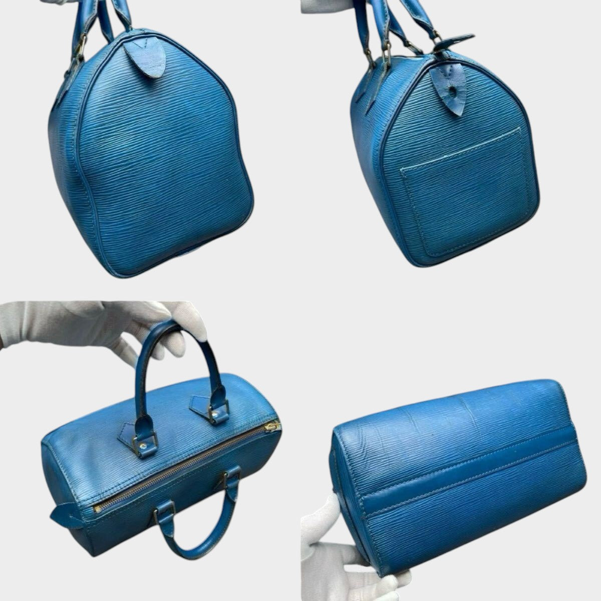 LOUIS VUITTON Epi Speedy 25 M43017 Handbag Serial SP1915