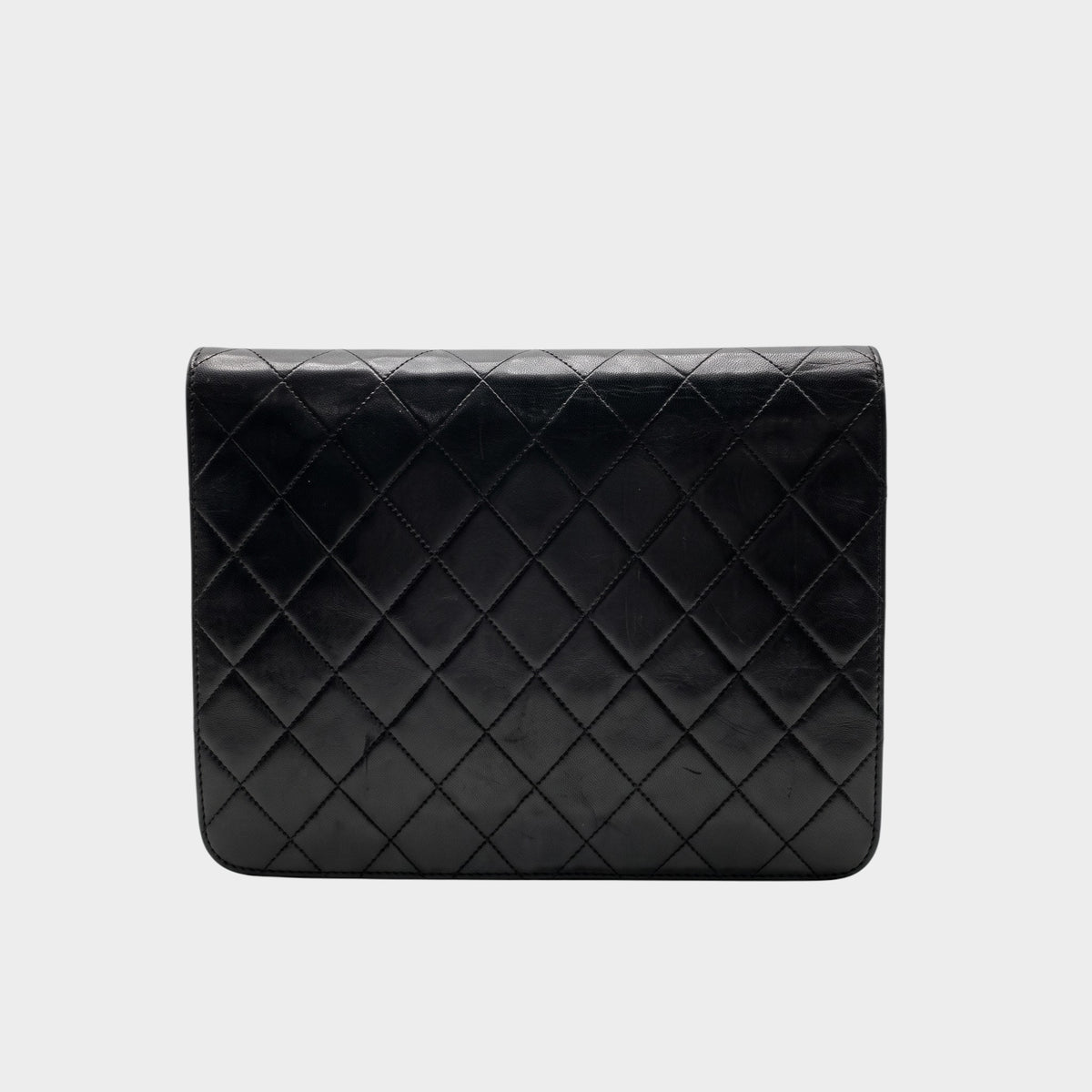 Excellent Condition CHANEL Coco Mark Lambskin Leather Tasche