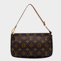 Excellent Condition LOUIS VUITTON Monogram Pochette Accessoires Accessory Pouch Handbag M51980 SL0041