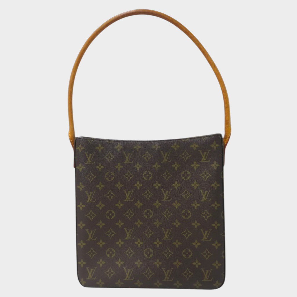 LOUIS VUITTON Monogram Looping GM M51145 Shoulder Bag Tote Bag