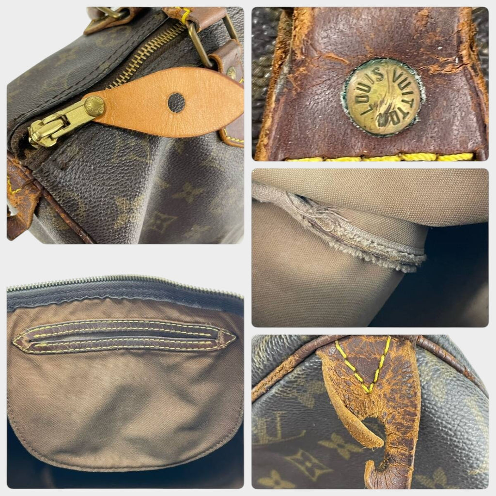 LOUIS VUITTON Monogram Handbag Speedy 30 M41526 Mini Tasche