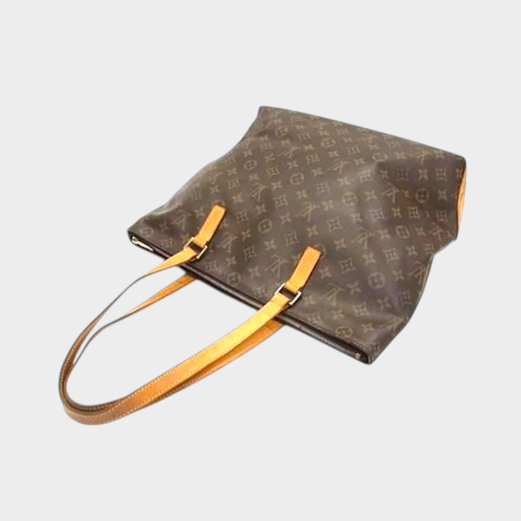 LOUIS VUITTON M51151 Cabas Mezzo Monogram Shoulder Bag Tote Bag Women's Brown DB5001