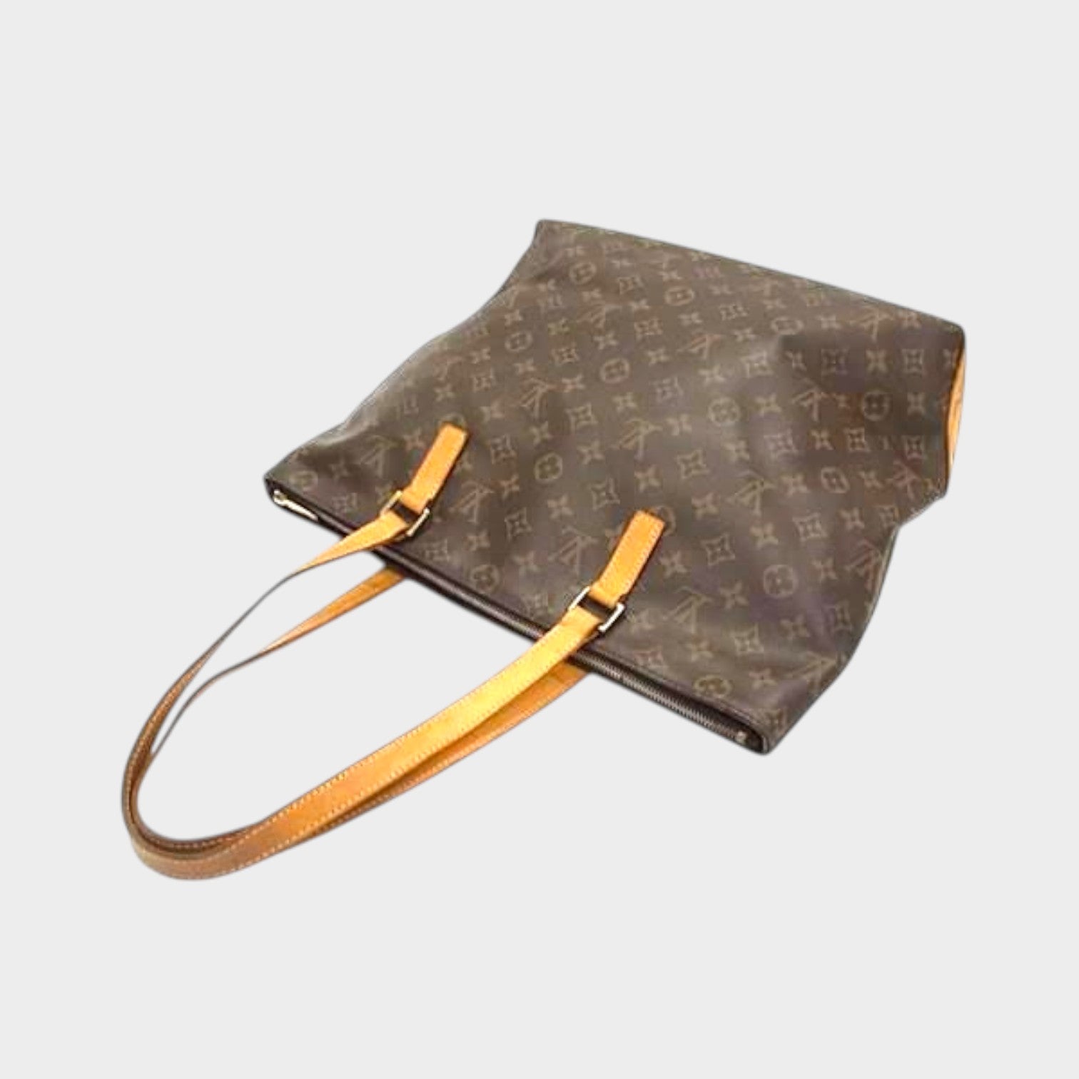 LOUIS VUITTON M51151 Cabas Mezzo Monogram Shoulder Bag Tote Bag Women's Brown DB5001