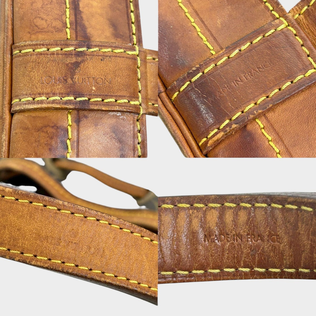 LOUIS VUITTON Noe M42224/AR0970 Shoulder Bag, Monogram Canvas, Louis Vuitton, Brown, Gold Hardware, Drawstring, Women's