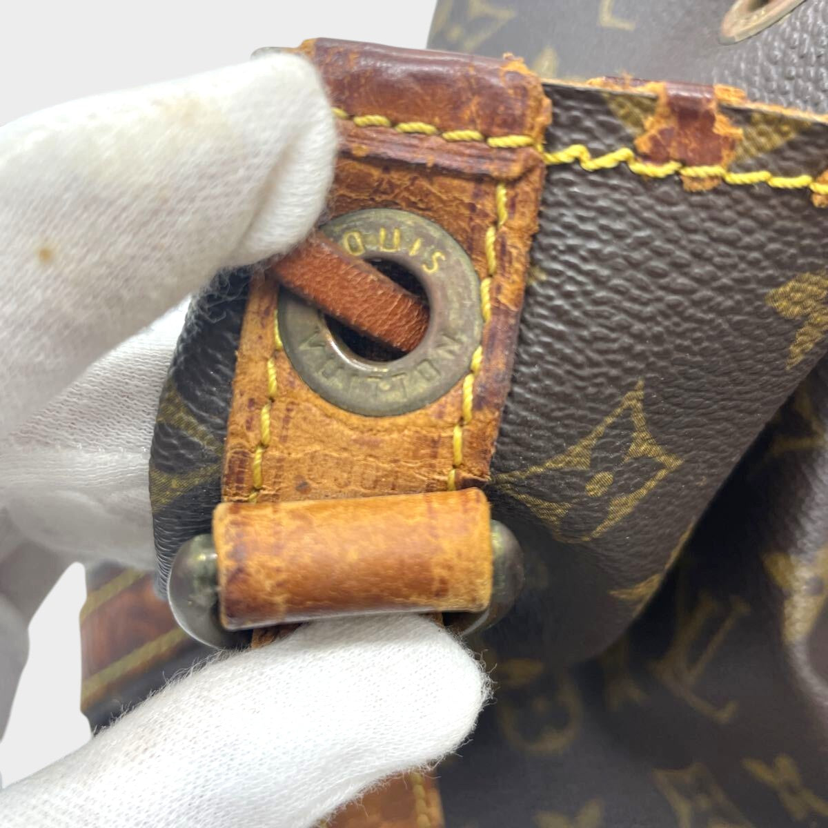 LOUIS VUITTON Monogram Petit Noé Shoulder Bag, Louis Vuitton Drawstring Type