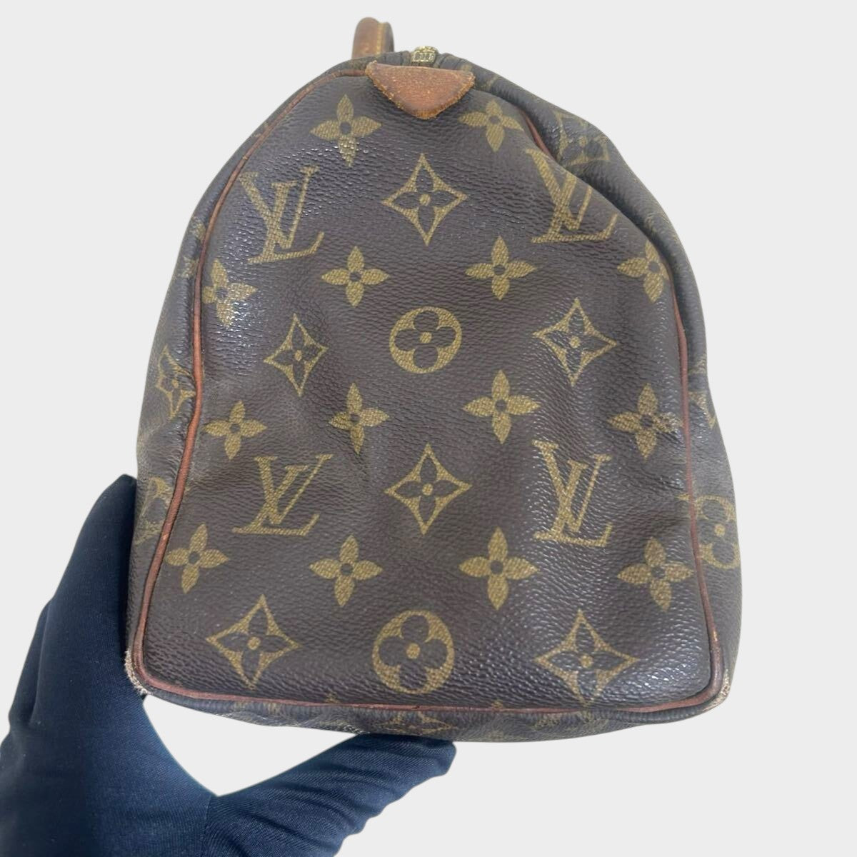 LOUIS VUITTON Speedy 25 M41528 Monogram Handbag Boston Bag Tasche