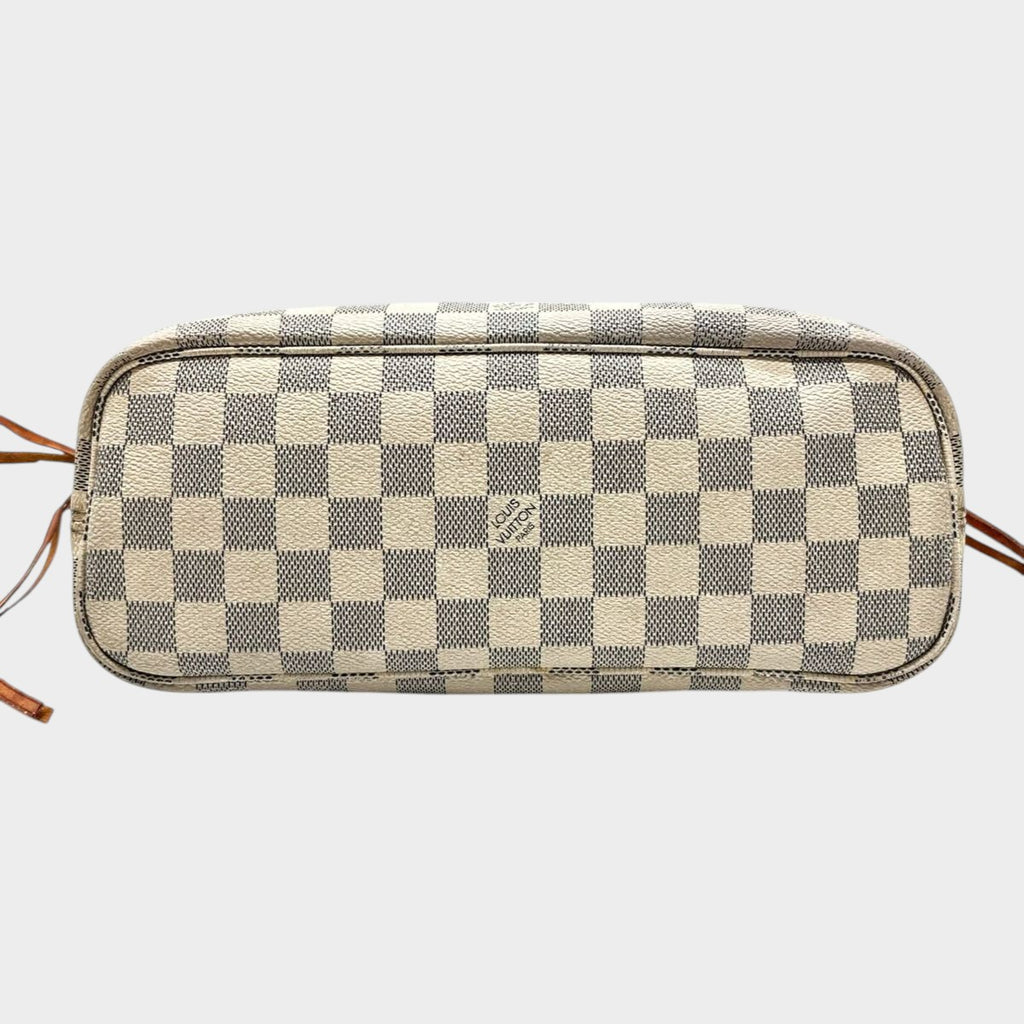 LOUIS VUITTON Damier Azur Neverfull Tote Bag, Tasche