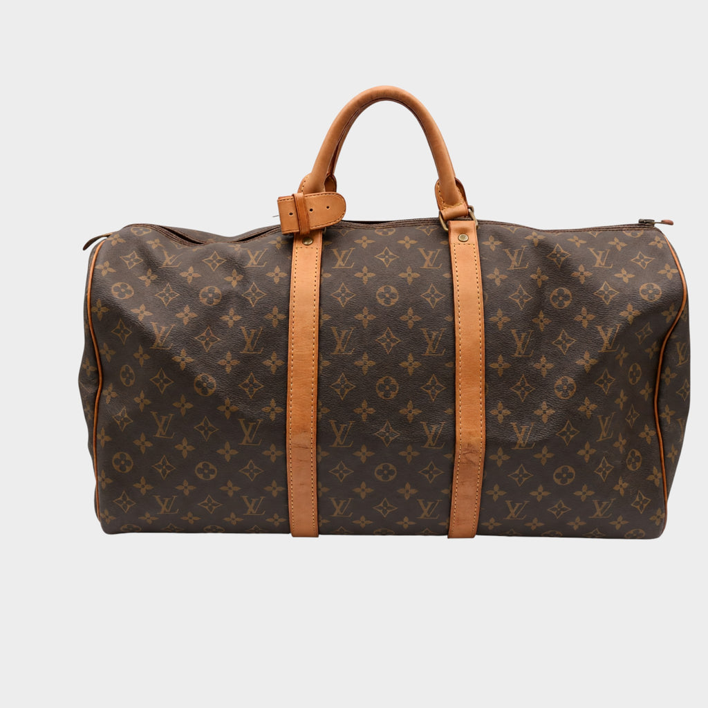LOUIS VUITTON M41426 Monogram Keepall 50 Handbag Tasche Boston Bag
