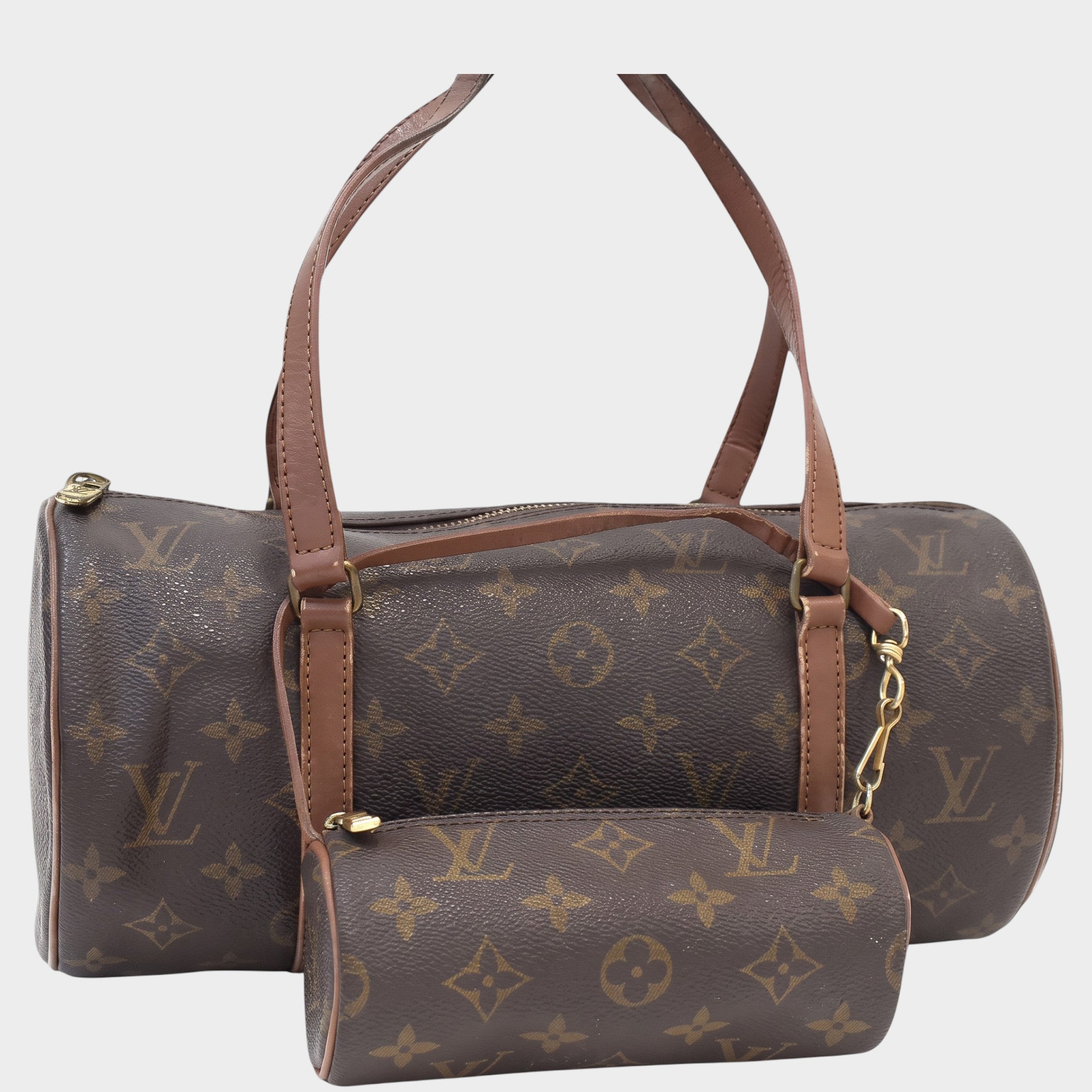 Louis Vuitton Handbag Papillon 30 M51385 Monogram Canvas Leather Brown
