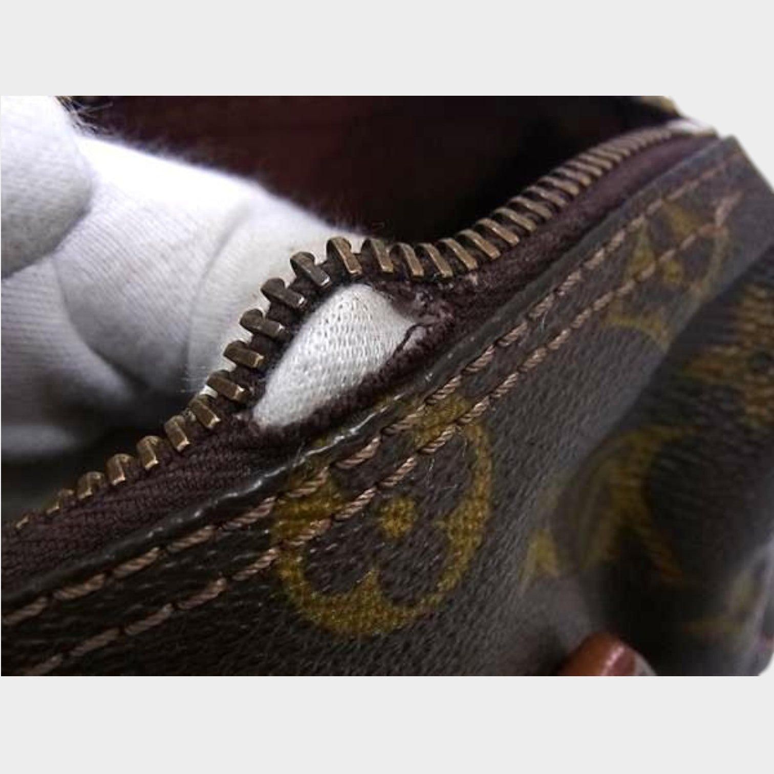LOUIS VUITTON M51367 Monogram Papillon 22 Handbag Tote Bag Women's Brown DB4995